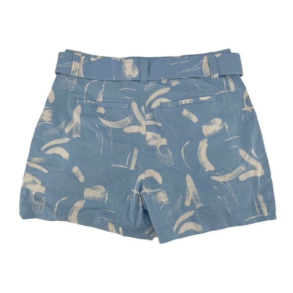 NWT a.new.day Blue White Paper Bag High Waist Stretch Shorts Size 10 Women’s - Picture 3 of 7